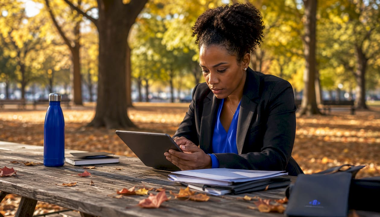 Financial analyst reviewing credit data on monitors