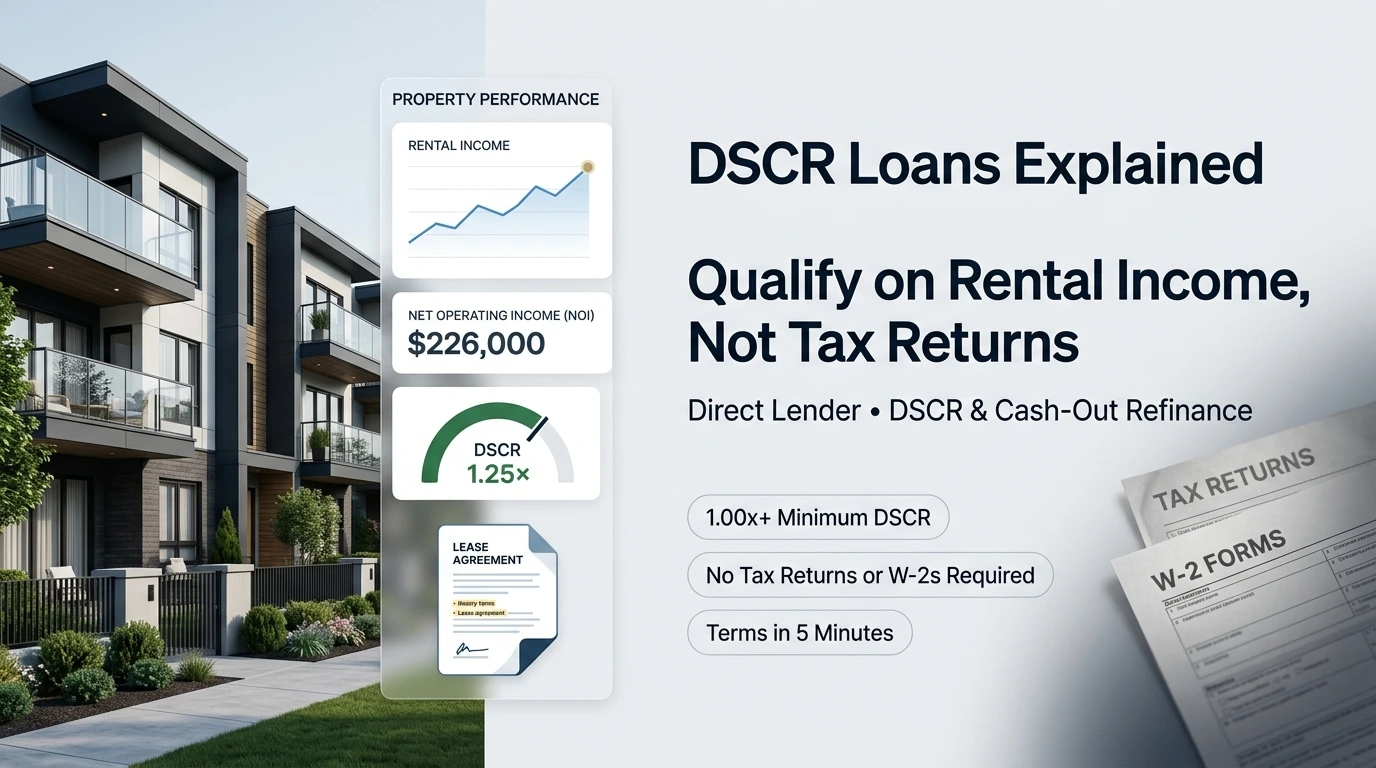 DSCR Loans Explained: How Investors Qualify on Rental Income, Not Tax Returns