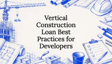 Vertical construction loan best practices for developers