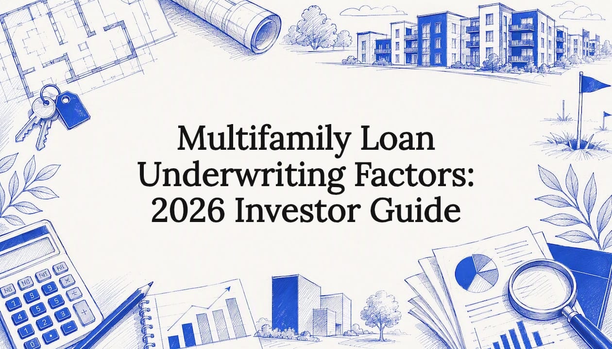 Decorative title card illustration for multifamily loan underwriting