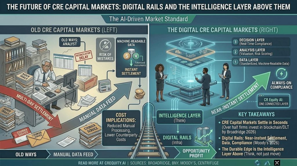 The Future of CRE Capital Markets: Digital Rails and the Intelligence Layer Above Them