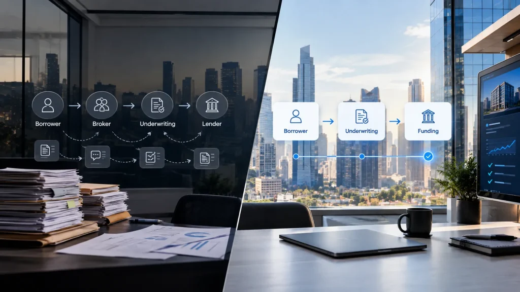 Direct Lender vs. Broker: Which One Actually Closes Faster? 1 Direct lender vs broker AI underwriting comparison