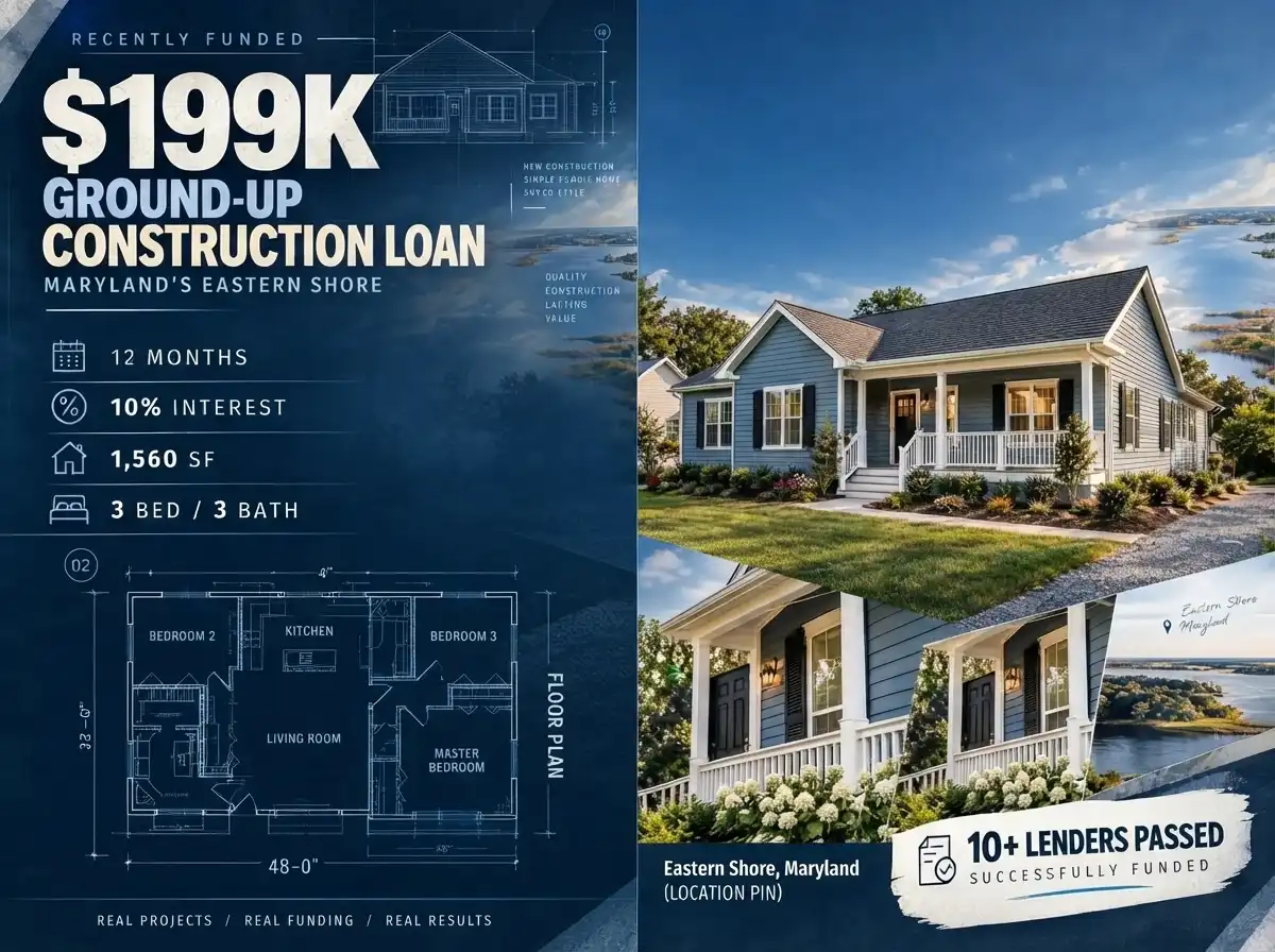 Ground-up construction loan in Maryland