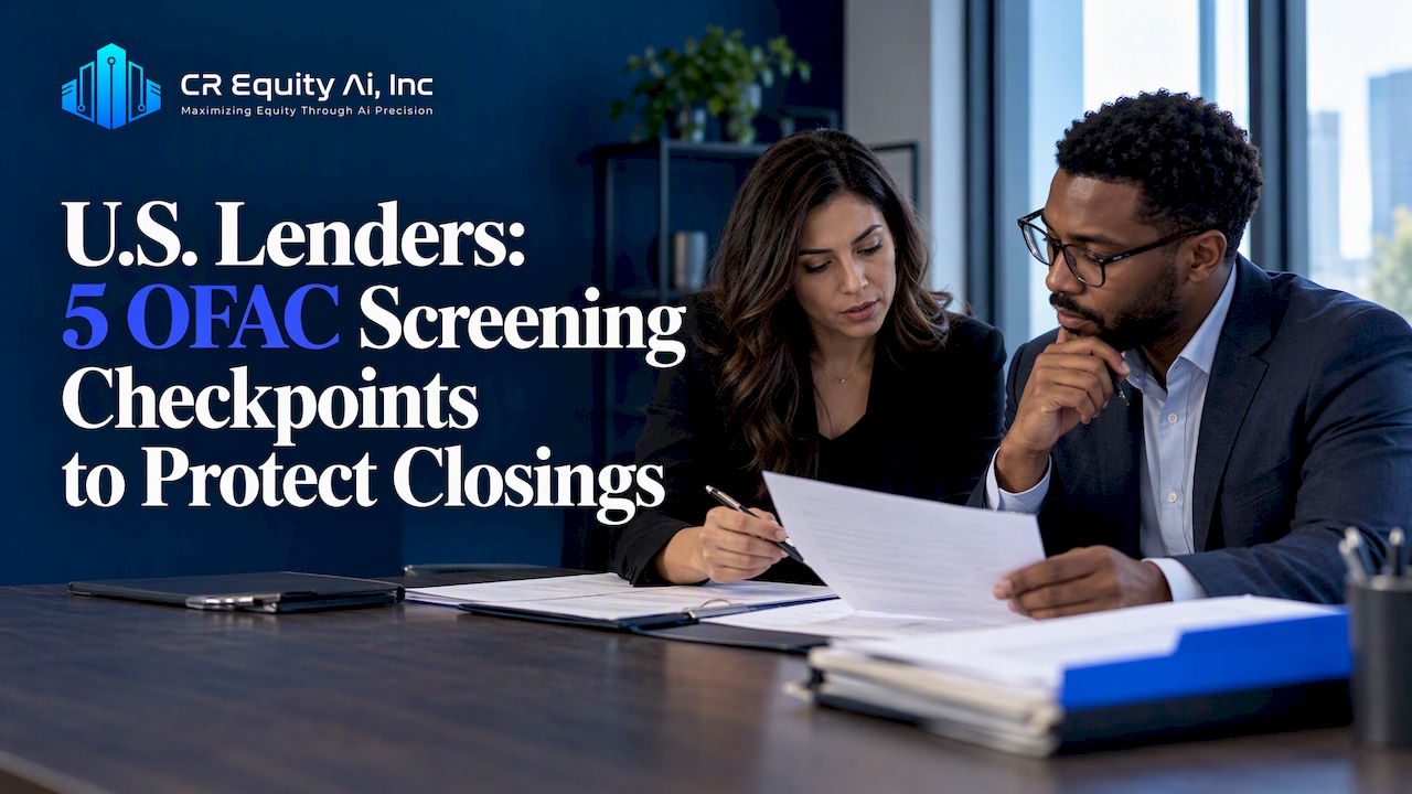 Lenders reviewing OFAC screening at closing