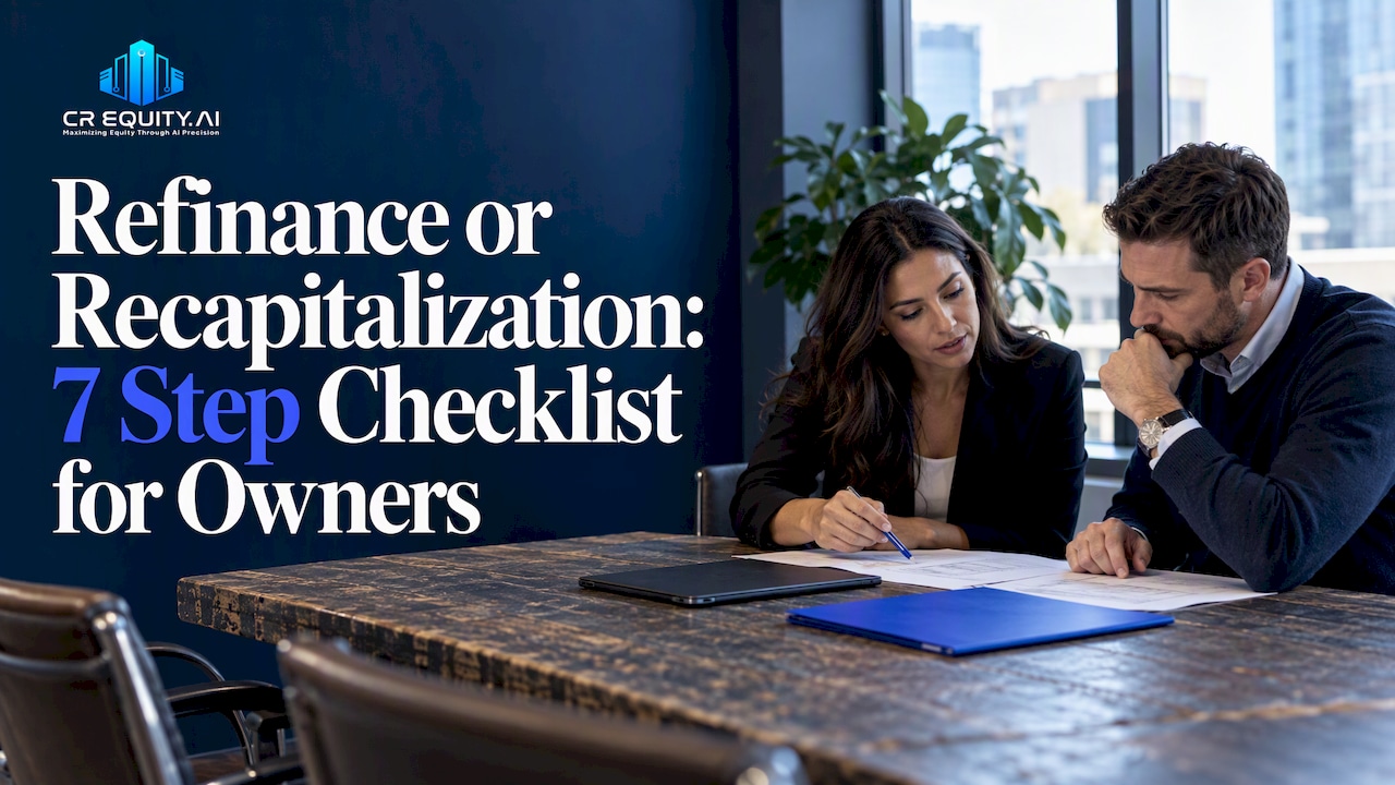 Owners comparing refinance and recapitalization options