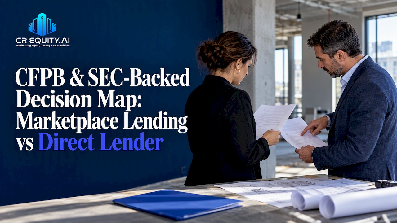 Investors comparing two real estate lending options