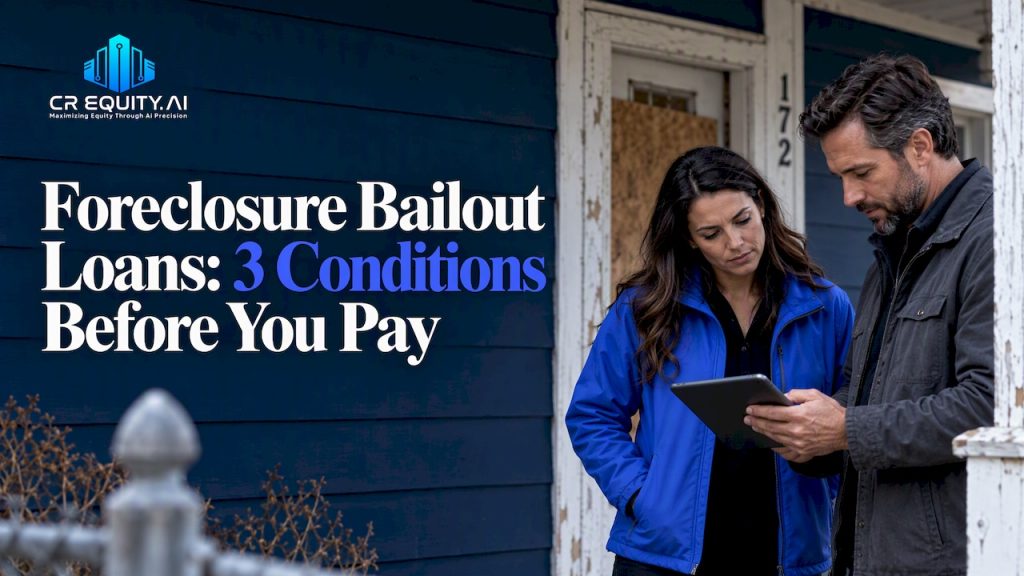 Borrower and advisor review foreclosure payoff